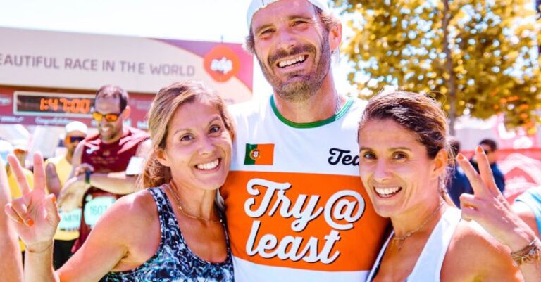 Races - Man Standing Between Two Women