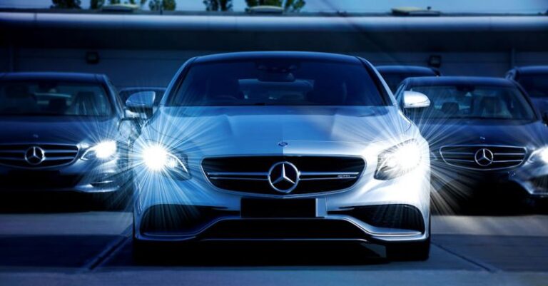 Cars - White Mercedes Benz Cars