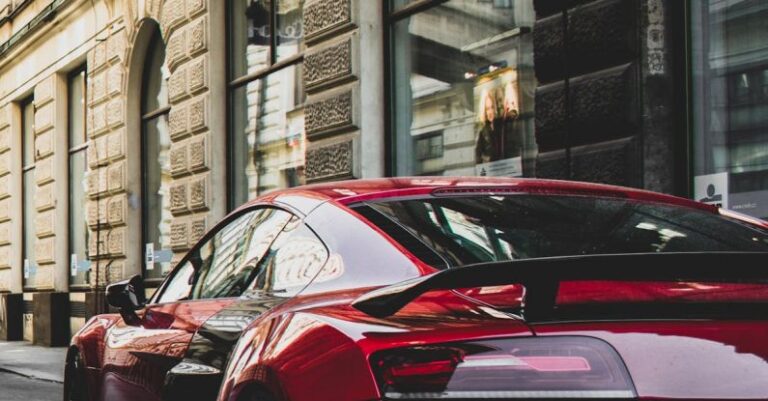Car - Red Vehicle on the Road