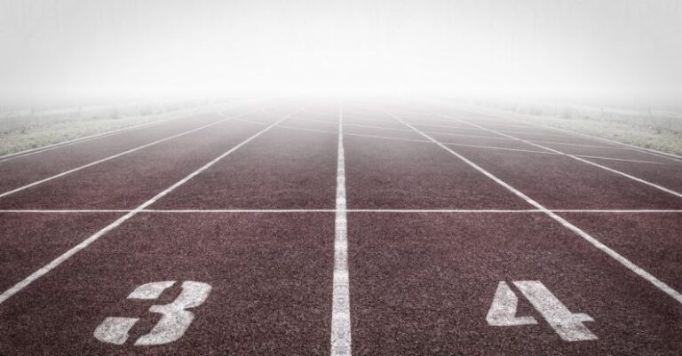 Track - Brown and White Track Field