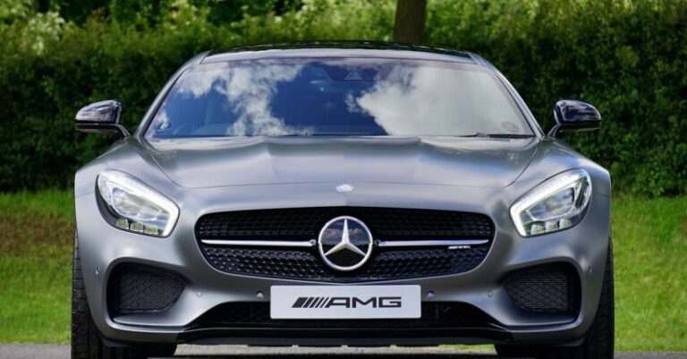 Car - Gray Mercedez Benz Amg